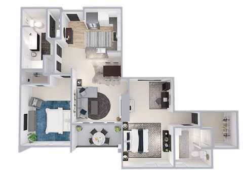 a floor plan of a house